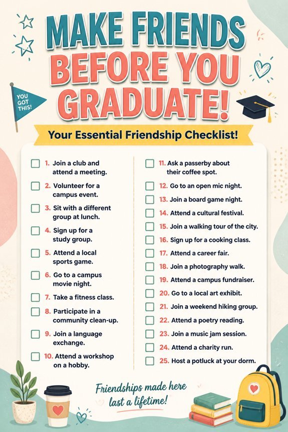fostering friendships before graduation