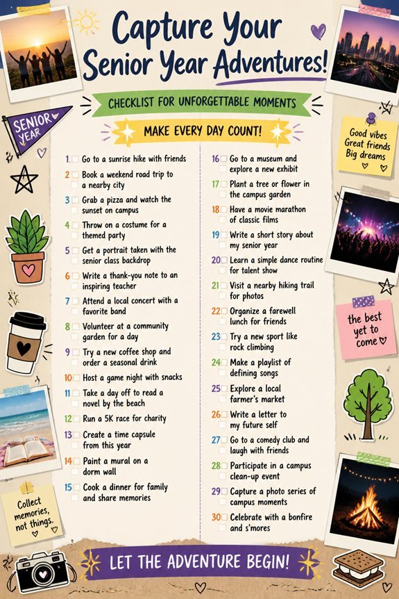 senior year adventure ideas