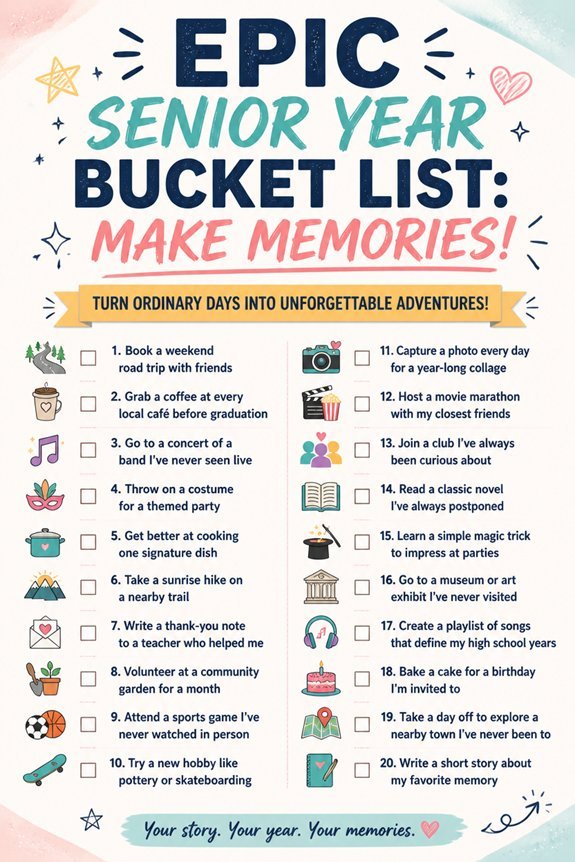 senior year memory goals