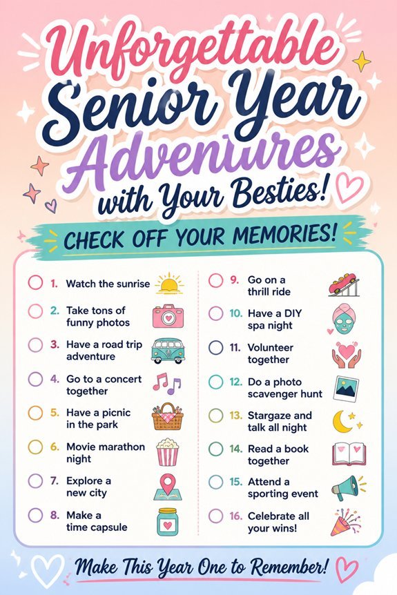 unique senior year memories